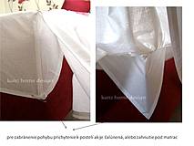 Úžitkový textil - Klasická plachta s volánom 200x200 - 4254301_