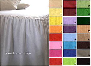 Úžitkový textil - Klasická plachta s volánom 100x200 color - 4254505_