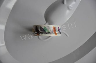 Papier - washi paska coloured birdies - 4261860_