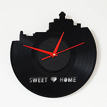 Hodiny - Trencin Castle - vinylové hodiny na LP - 4308290_