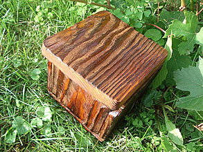 Úložné priestory & Organizácia - Krabička zo starého dreva - 4318205_