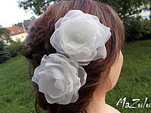 Ozdoby do vlasov - kvetinky aj pre nevestu - 4322305_