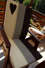 Úžitkový textil - Podsedák na stoličku , záhradné kreslo spodný diel - 4332793_