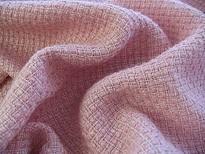 Textil - Vlnená nežná ružová - 4330015_