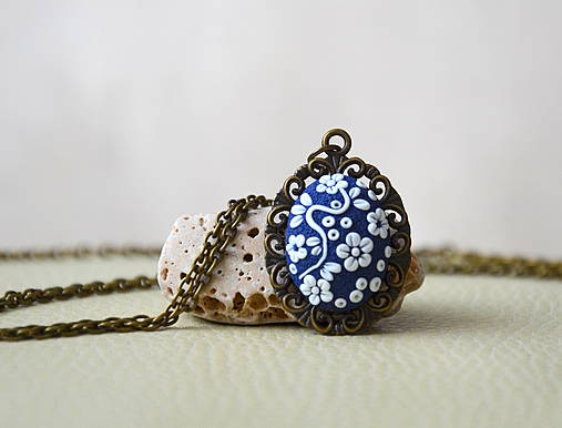 Vintage & folk náhrdelník - Zuzanka