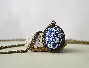 Náhrdelníky - Vintage & folk náhrdelník - Zuzanka - 4336124_