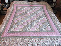 Úžitkový textil - deka Ružový sen - 4345674_