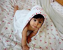 Detský textil - Bambusové Kapucíno – Detská osuška s kapucňou - 4354709_