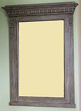 Zrkadlá - Starožitné drevené zrkadlo - 4378400_