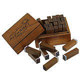 Nástroje - Pečiatky abeceda v drevenom boxe - 4389996_
