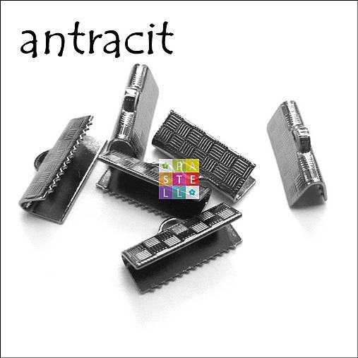 Komponenty - (4624) Koncovka na stužku, alebo kožu, 15 x 7 mm - 1 ks - 4394364_