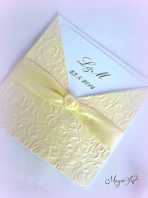 Ďakovné kartičky pre svadobných hostí "Amor a la Elegance" II.