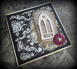 Papiernictvo - Pohľadnica "Gothic window" - 4421822_