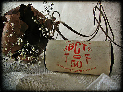 Galantéria - Nostalgické čierne nite " BCT " - 4424347_
