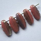 Korálky - Sklenené jazýčky 13mm-1ks - 4430213_