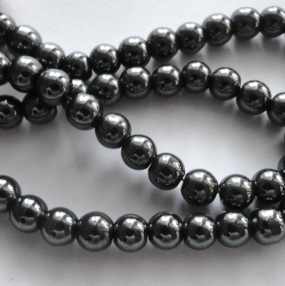 Hematit šedočierny-1ks (6mm)