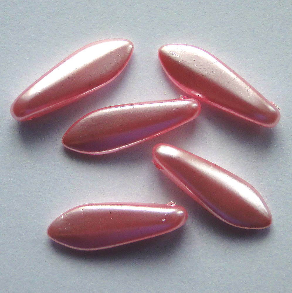 Voskované jazýčky 16mm-1ks (013-ružová)