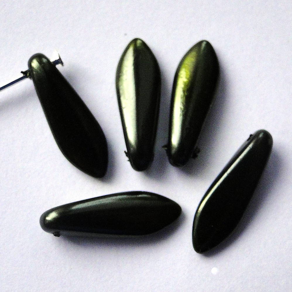 Voskované jazýčky 16mm-1ks (024-oliva)