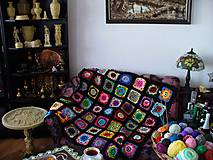 Úžitkový textil - Háčkovaná deka - Srdcová záležitosť - 4455914_
