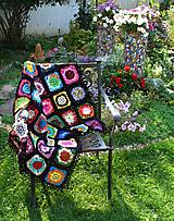 Úžitkový textil - Háčkovaná deka - Srdcová záležitosť - 4455916_