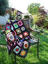 Úžitkový textil - Háčkovaná deka - Srdcová záležitosť - 4455918_