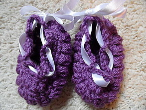 Detské topánky - fialkové nízke topánočky-VÝPREDAJ - 4468973_