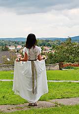 Šaty - vílovské,krajkové svadobné šaty v maslovej farbe - 4473512_