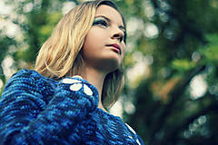 Svetre a kardigány - Blue Sweater - 4476945_