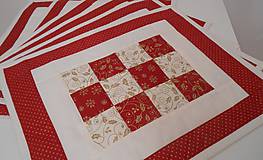 Úžitkový textil - Vianočné patchwork prestieranie do kuchyne 30x40 cm - 4494662_