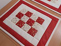 Úžitkový textil - Vianočné patchwork prestieranie do kuchyne 30x40 cm - 4494663_
