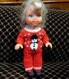 Hračky - Kelly(10cm) háčkované a šité šaty (Komplet pre 11 cm bábiku) - 4501492_