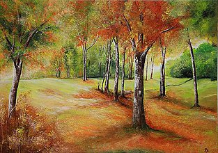 Obrazy - les - jeseň - 4507301_