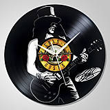 Hodiny - Slash .. GUNS & ROSES - vinylové hodiny z LP - 4513398_