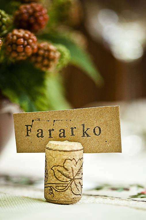 Papiernictvo - Svadobné menovky - vinárske - 4533473_