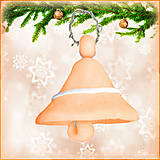 Dekorácie - Vianočné zvončeky - výpredaj - 4536976_