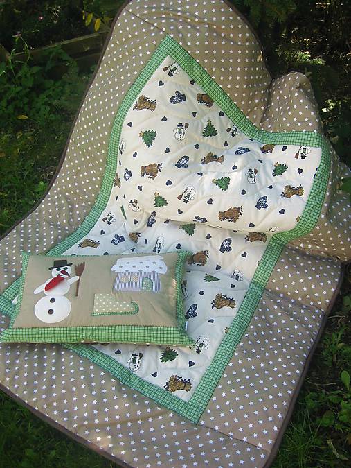Úžitkový textil - postavím si snehuliaka... - 4552991_