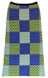 Sukne - KIARA áčková maxisukně s patchworkovým vzorem - 4558694_