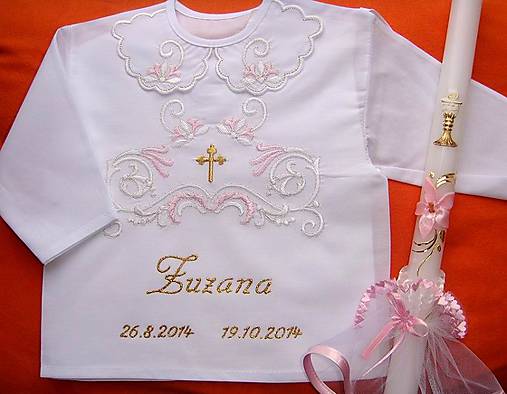 Detské oblečenie - Košieľka na krst - 4567975_