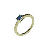 Prstene - Prsteň so zafírom - 4569991_