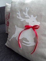 Úžitkový textil - Vianočná obliečka sob - 4572784_