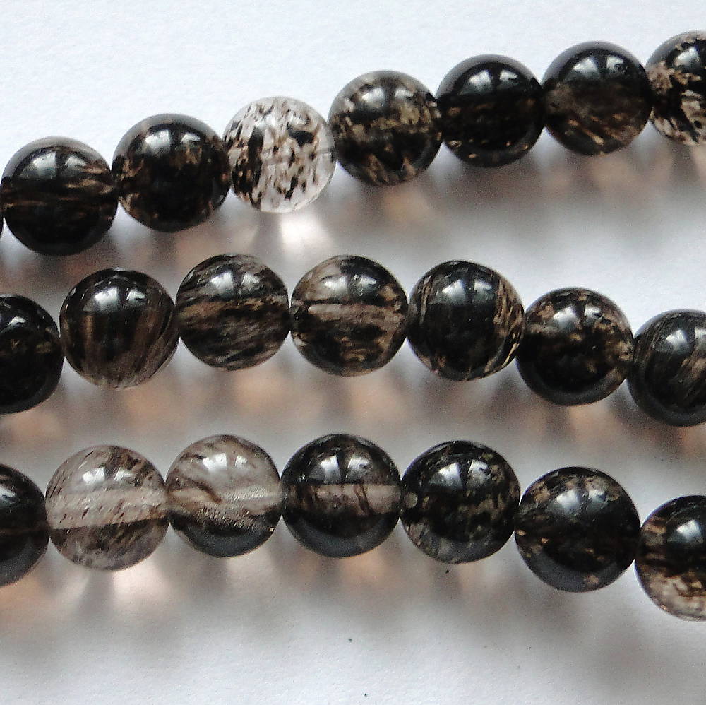 Krištáľ 8mm-čierny-1ks