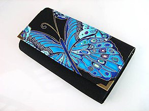 Peňaženky - Noční motýl II. - i na karty, 17 cm - 4587142_
