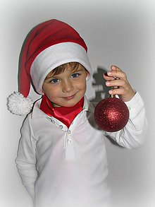 Detské čiapky - Vianočná čapica - 4604243_