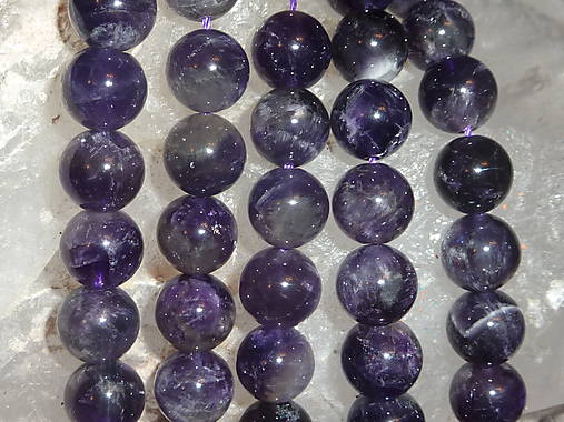 Minerály - Ametyst tmavý 10mm - 4605039_