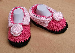 Detské topánky - Ružové papučky - 4642357_