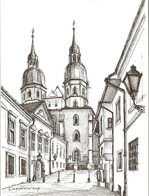 Kresba - moje milované mesto - na želanie