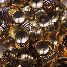 Komponenty - Kaplík MINI (4mm-zlatý-20ks) - 4657508_