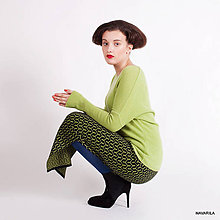 Sukne - vzorovaná maxisukně LINA - 4653373_
