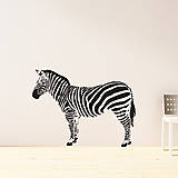 Dekorácie - Zebra - elegantná nálepka na stenu - 4683563_