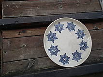 Nádoby - Tanier hviezdy ornament 25cm - 4706716_